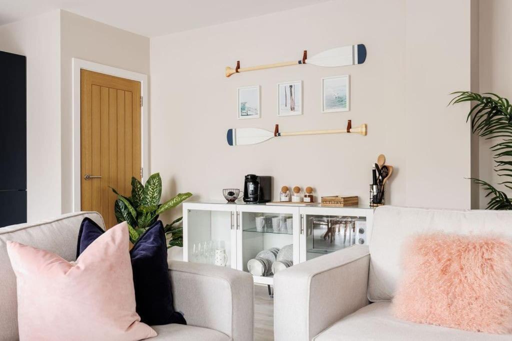 Modern 2 Bed, Cliff Top & Parking, F6 Bournemouth Exteriér fotografie